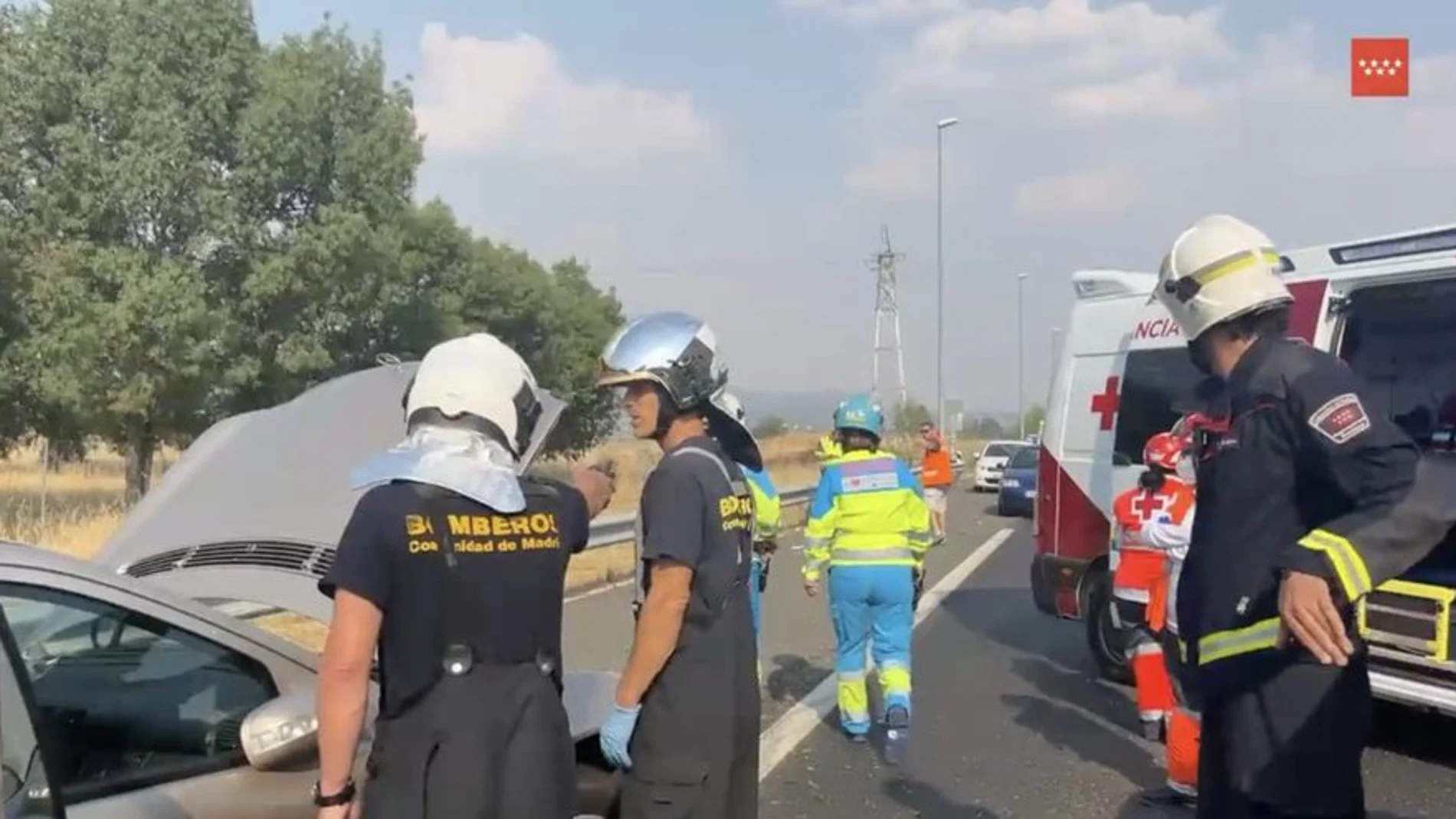 Accidente de tráfico con dos fallecidos cerca de San Lorenzo de El Escorial