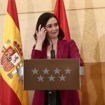 La presidenta de la Comunidad de Madrid, Isabel Díaz Ayuso