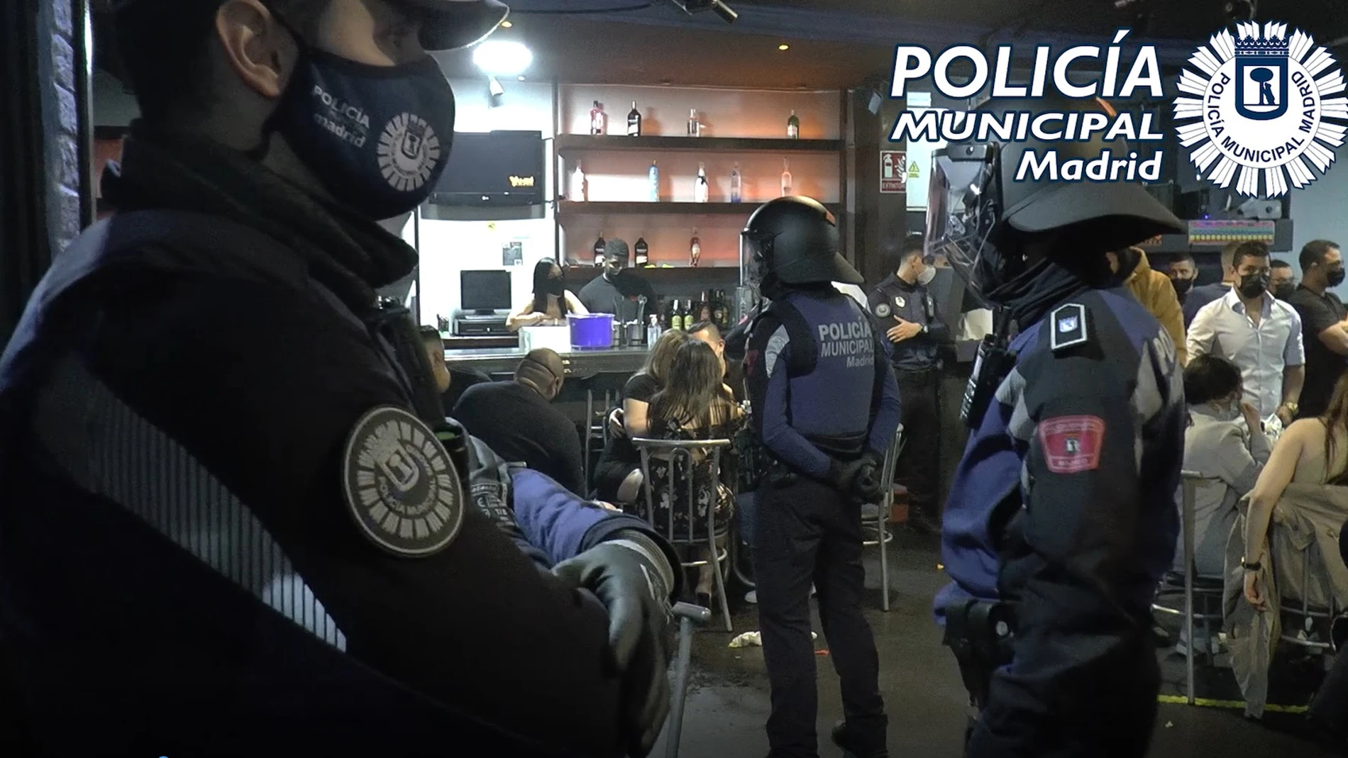 La Policía Municipal de Madrid desmantela una fiesta ilegal