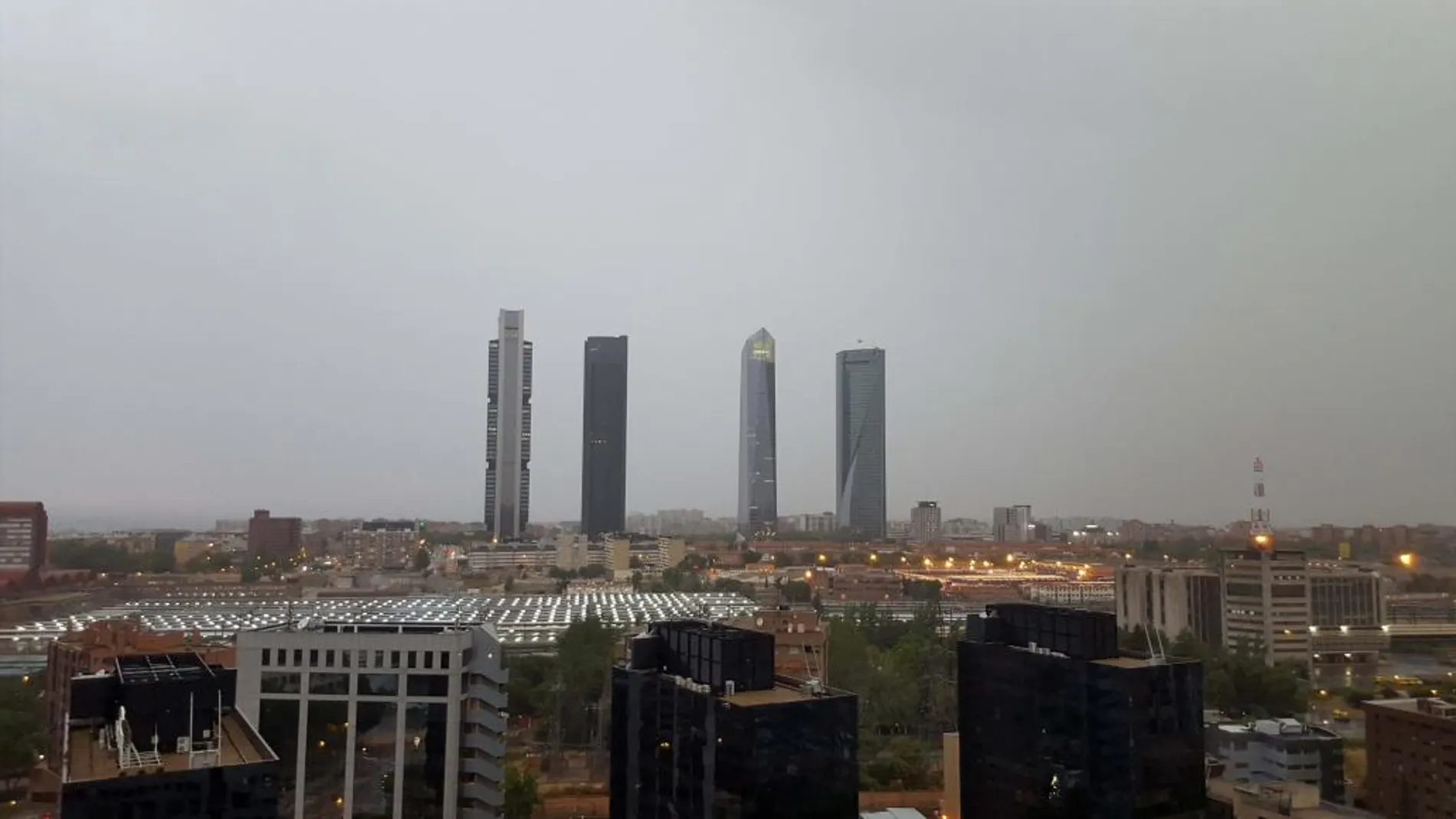 Imagen de Madrid con las cuatro torres