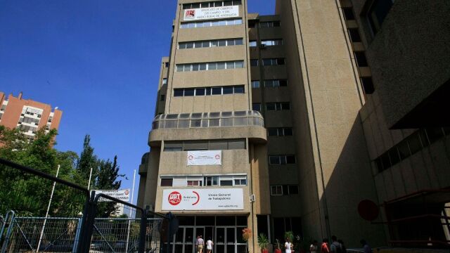 Imagen de una sede sevillana del sindicato UGT Andalucía, que pleitea con un ex trabajador
