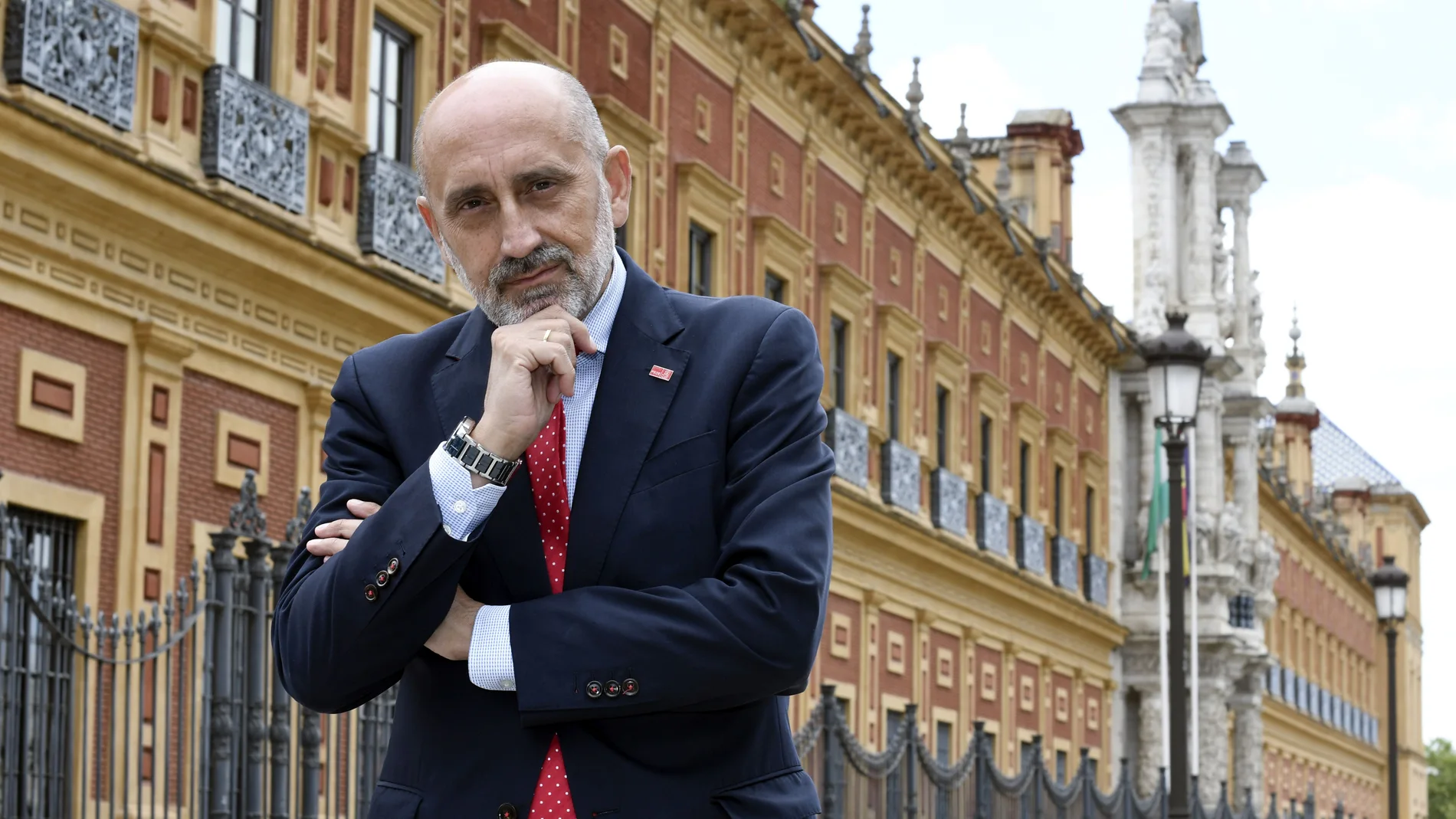 El profesor de universidad y candidato en las primarias del PSOE andaluz, Luis Ángel Hierro