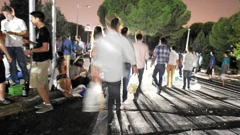 El parque Jaime del Amo, en Ciudad Universitaria, es una de los escenarios donde se practican novatadas