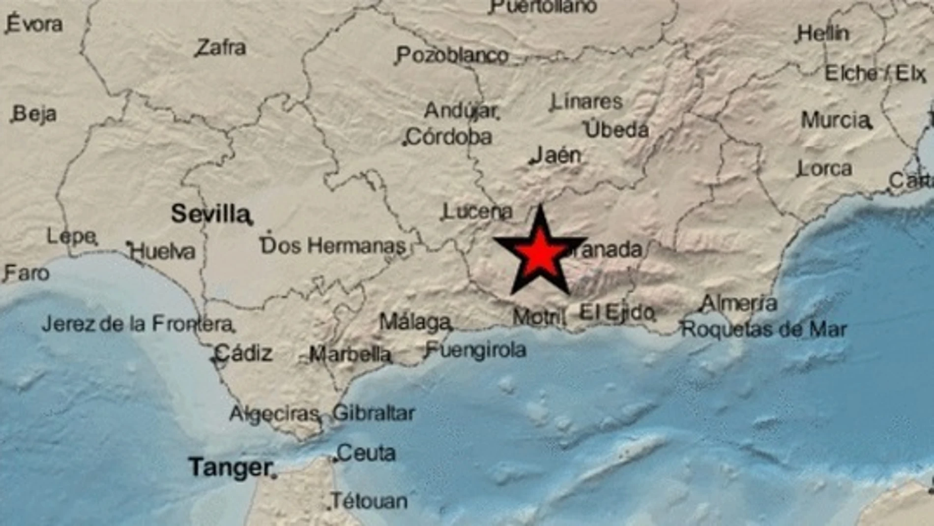 Se suceden los terremotos con epicentro en la provincia de Granada