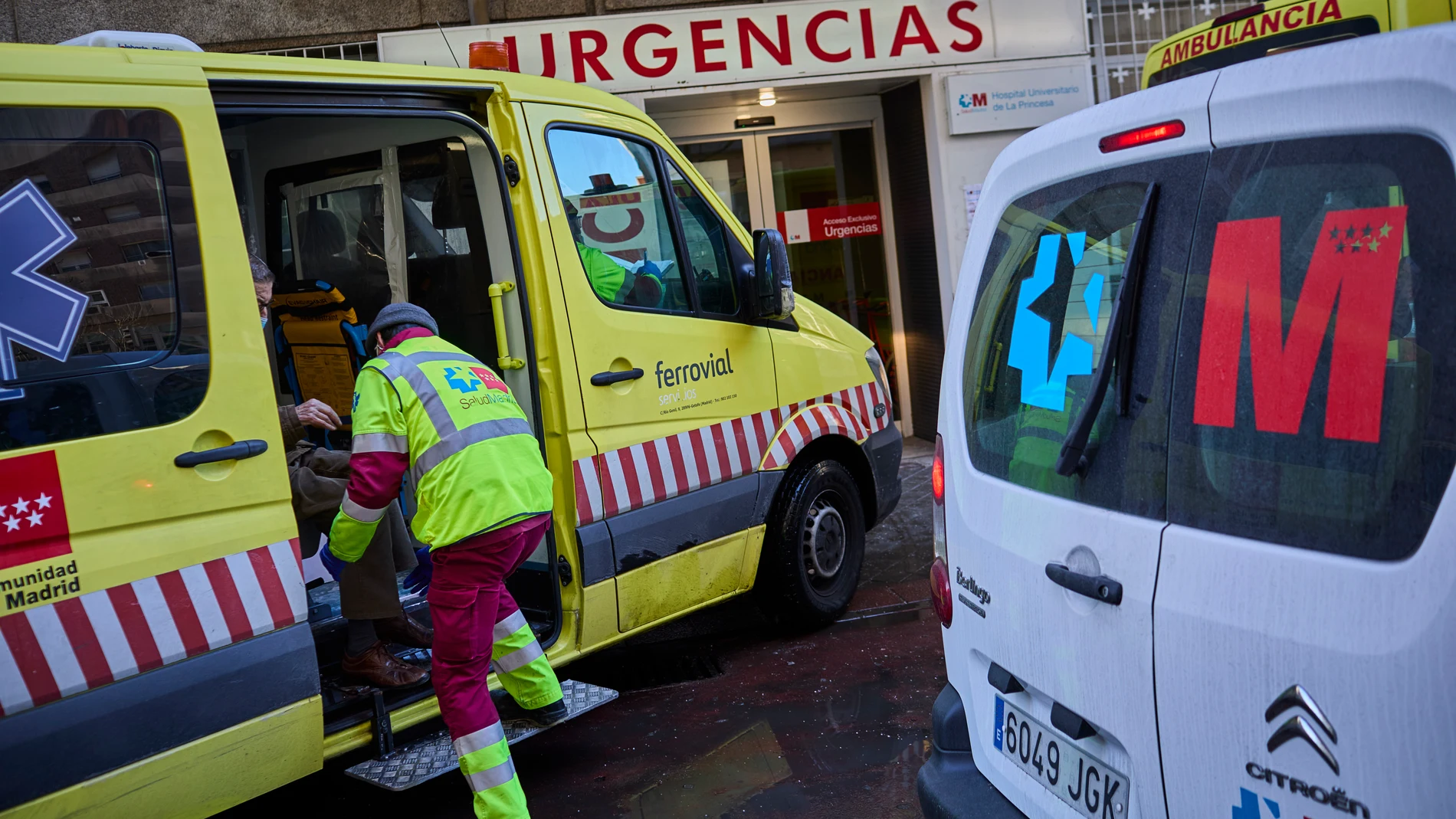 Servicio de urgencias del Hospital madrileño de La Princesa