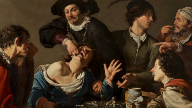 El charlatán sacamuelas, en el Museo del Prado