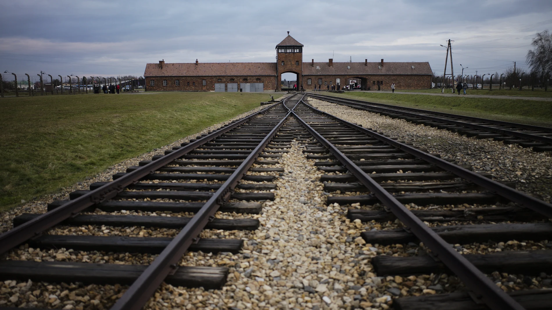 Imagen de archivo del campo de concentración y extermino de Auschwitz
