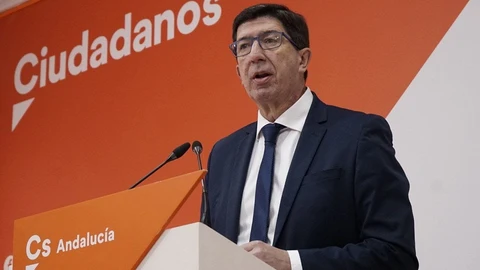 El vicepresidente de la Junta y coordinador autónomico de Ciudadanos, Juan Marín