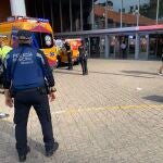 Samur-Protección Civil y Policía Municipal en la estación de Atocha