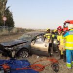 Accidente en Meco