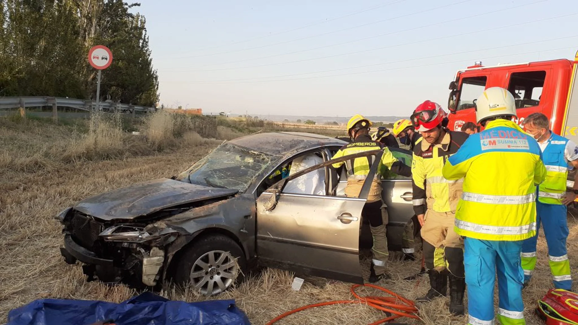 Accidente en Meco