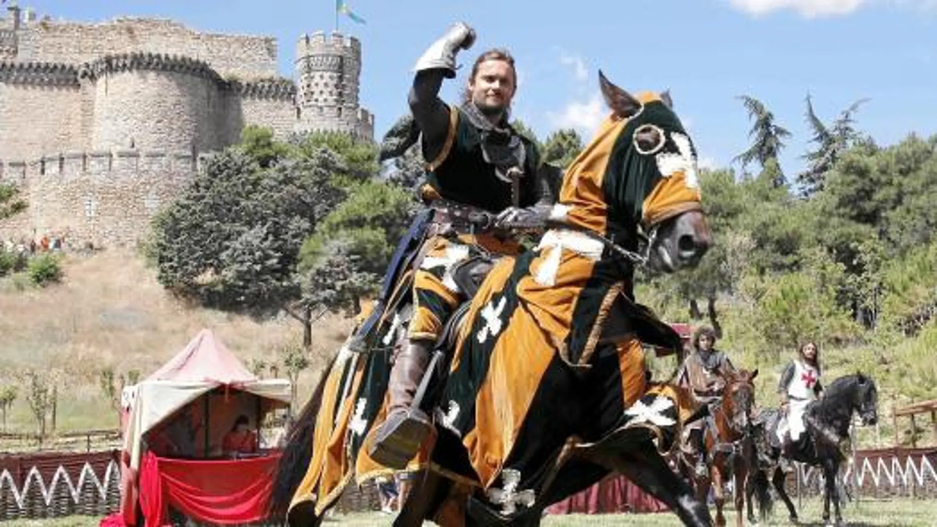 Los caballeros medievales son sólo un atractivo más de las propuestas del «Fin de Semana Medieval» en Manzanares El Real