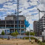 Edificios de viviendas en construcción en la Comunidad de Madrid
