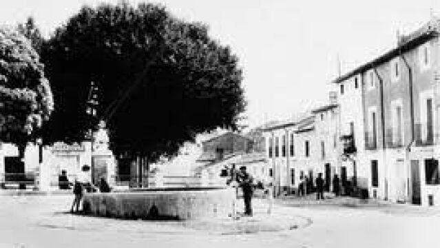 Imagen antigua de Tielmes, en la Comunidad de Madrid, otro de los "centros petroleros"