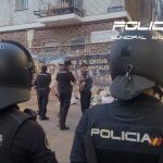 Operación policial en La Quimera, Madrid