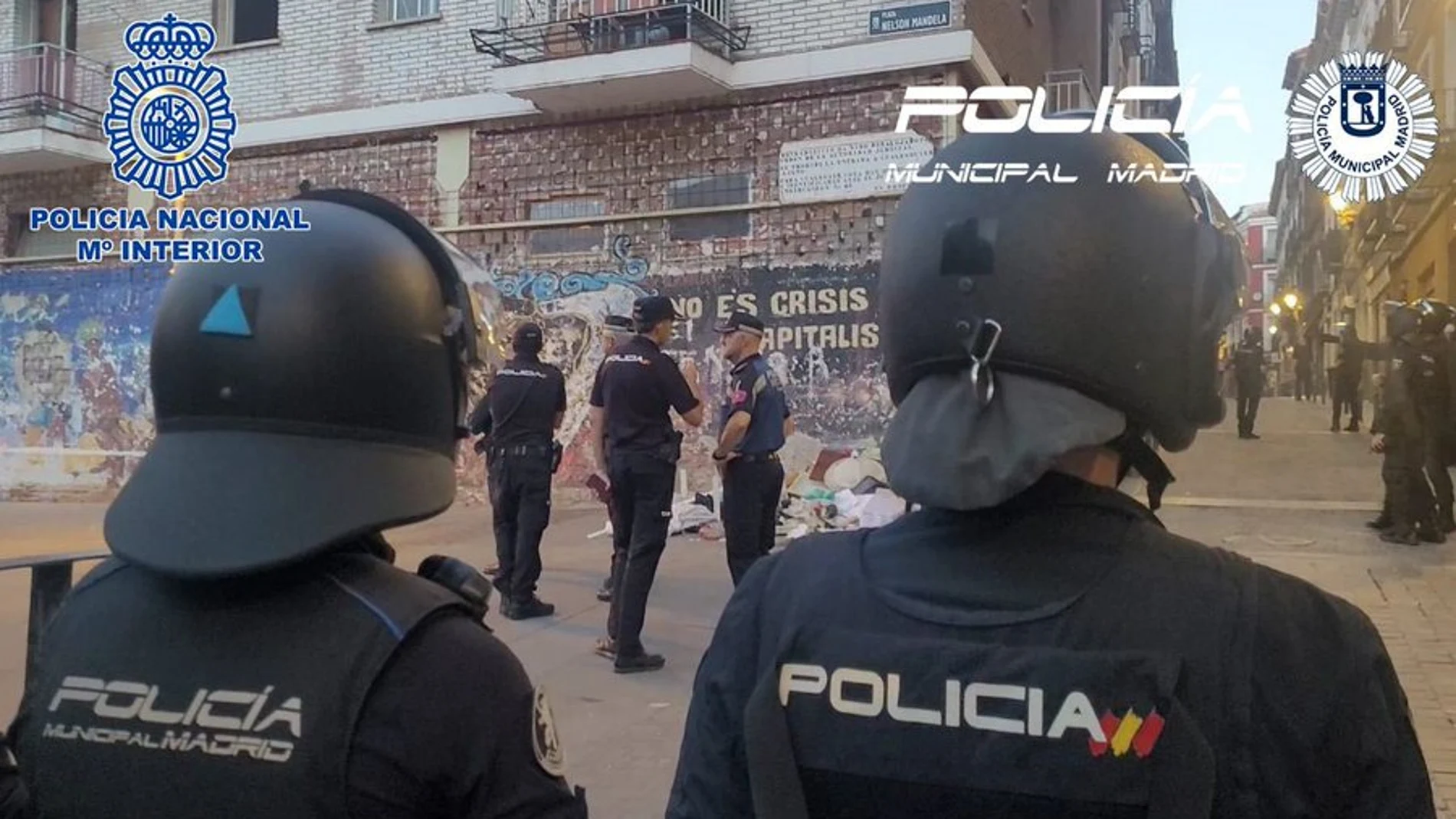 Operación policial en La Quimera, Madrid
