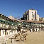 Chinchón, con su inconfundible Plaza Mayor