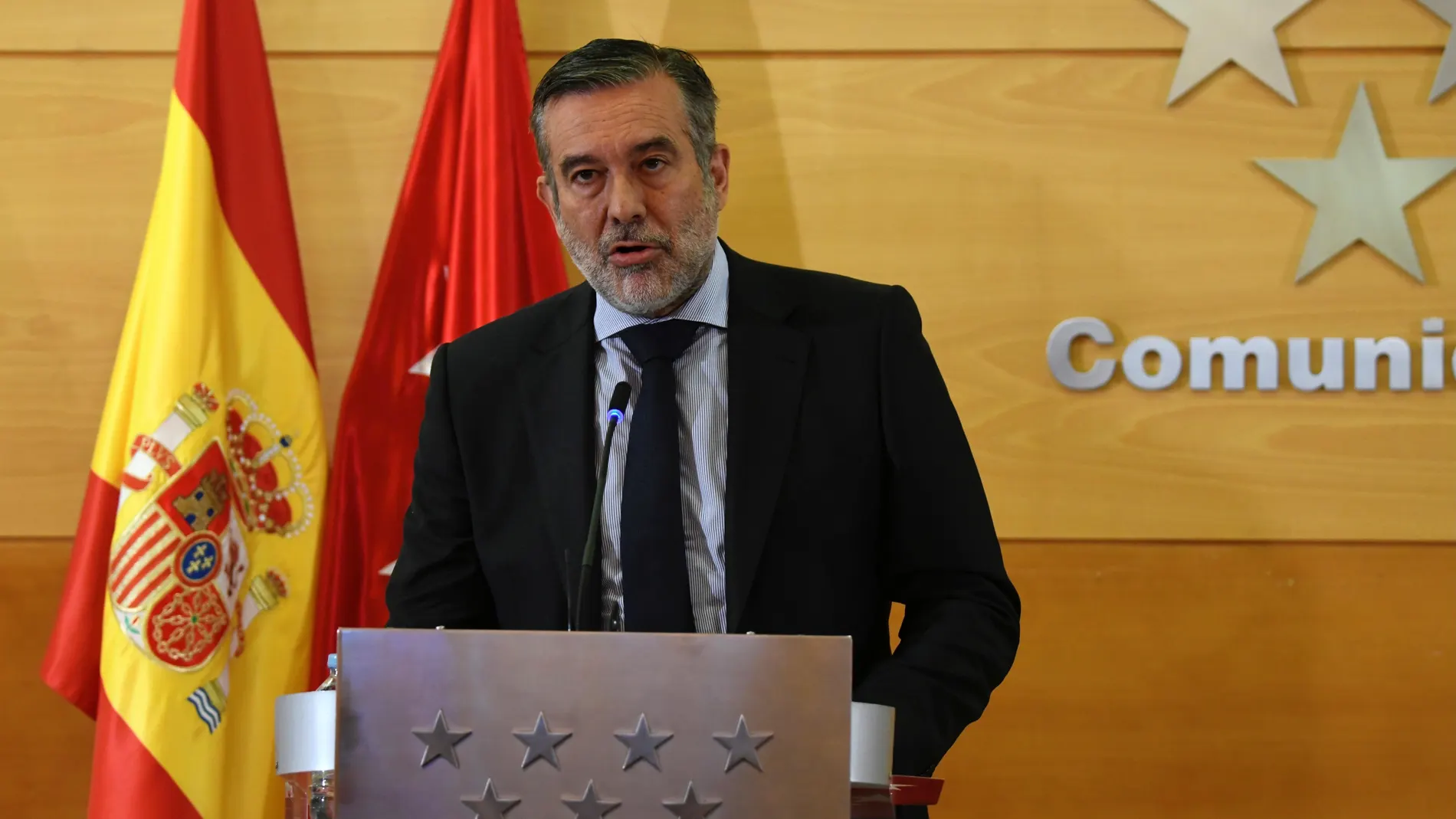 El consejero de Justicia, Interior y Víctimas en funciones de la Comunidad de Madrid, Enrique López