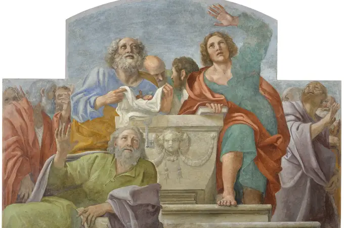 Los frescos arrancados de una iglesia romana que reposan el Museo del Prado: la Capilla Herrera