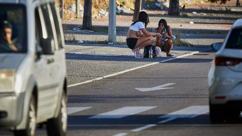 Ambiente de prostitución en las calles