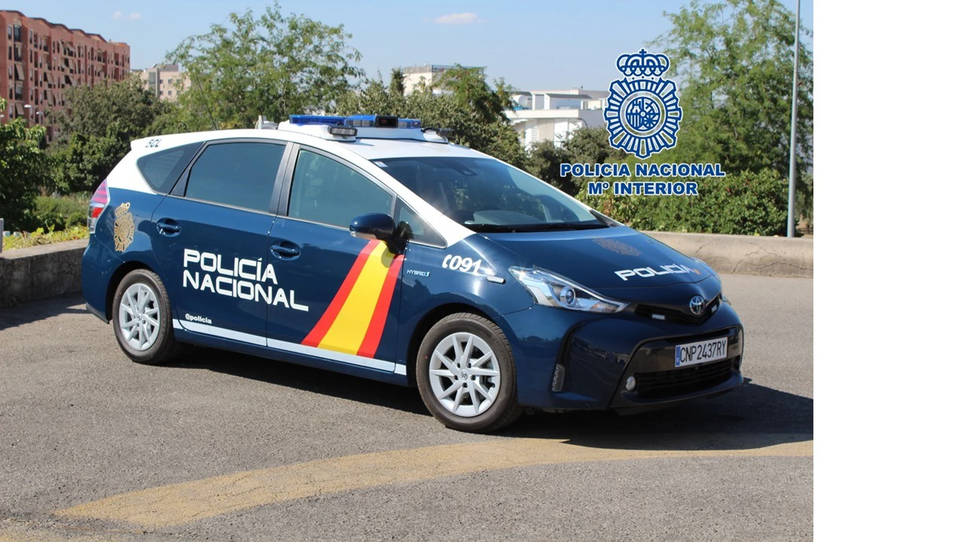 Imagen de un vehículo de la Policía Nacional de Granada