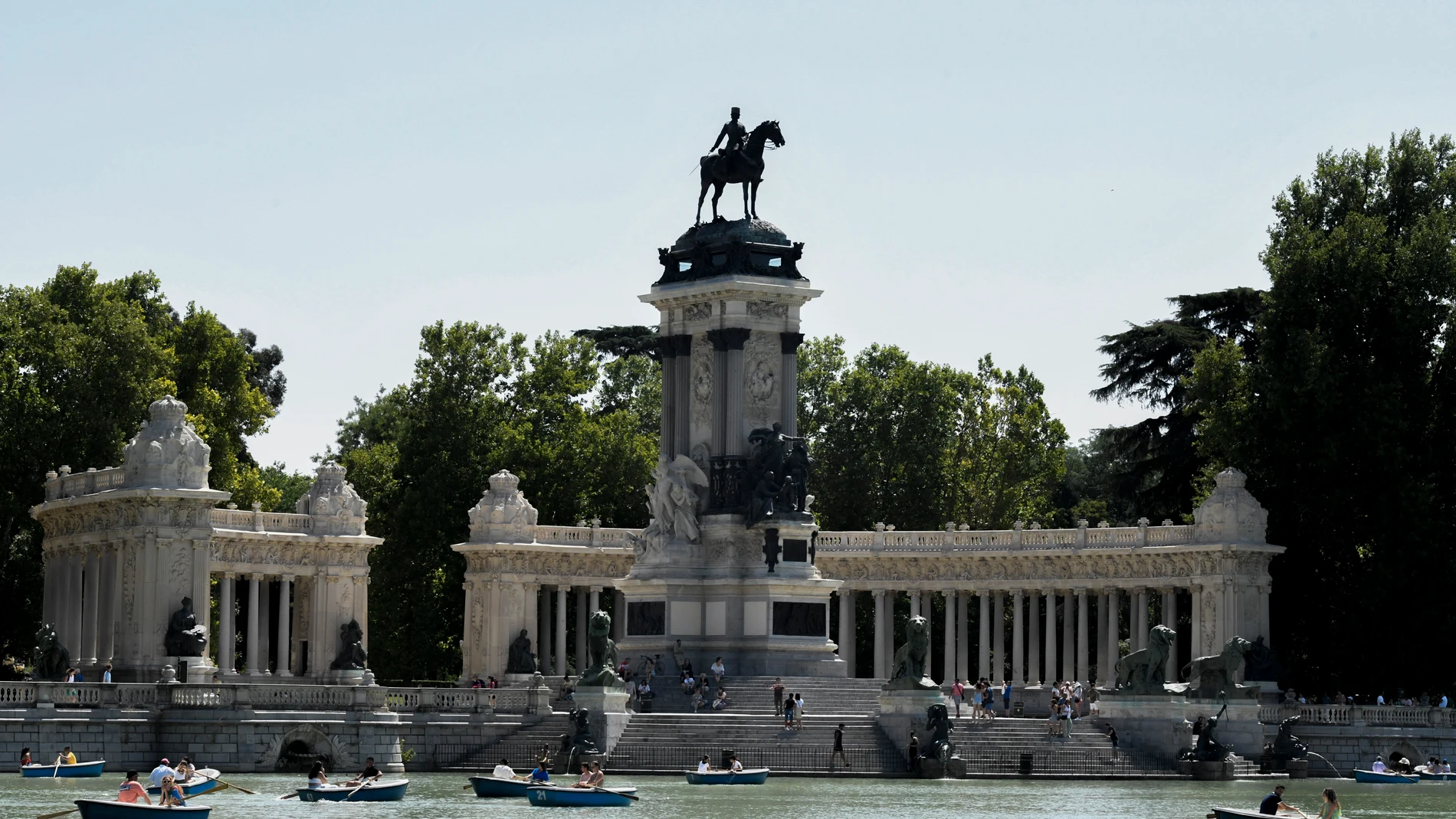 Monumento a Alfonso XII en el parque de El Retiro