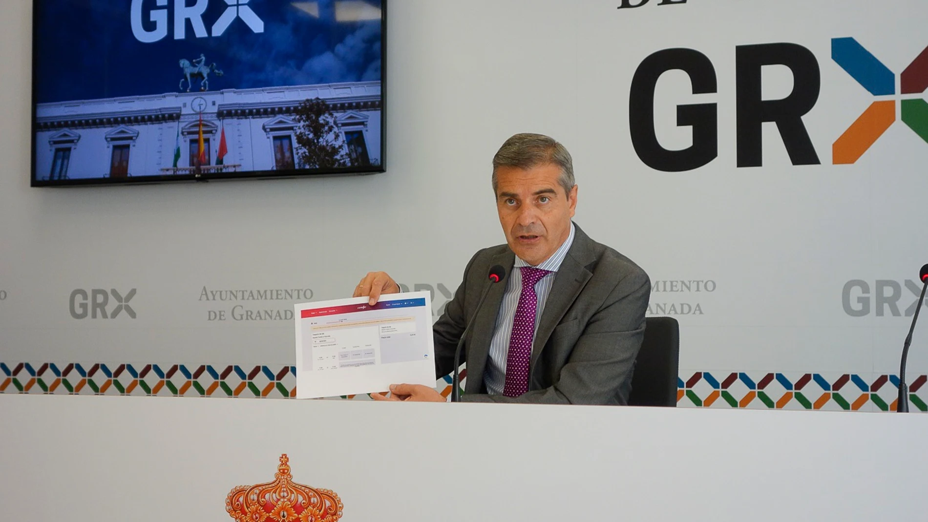 El portavoz del PP en el Ayuntamiento de Granada, César Díaz, en una imagen de archivo