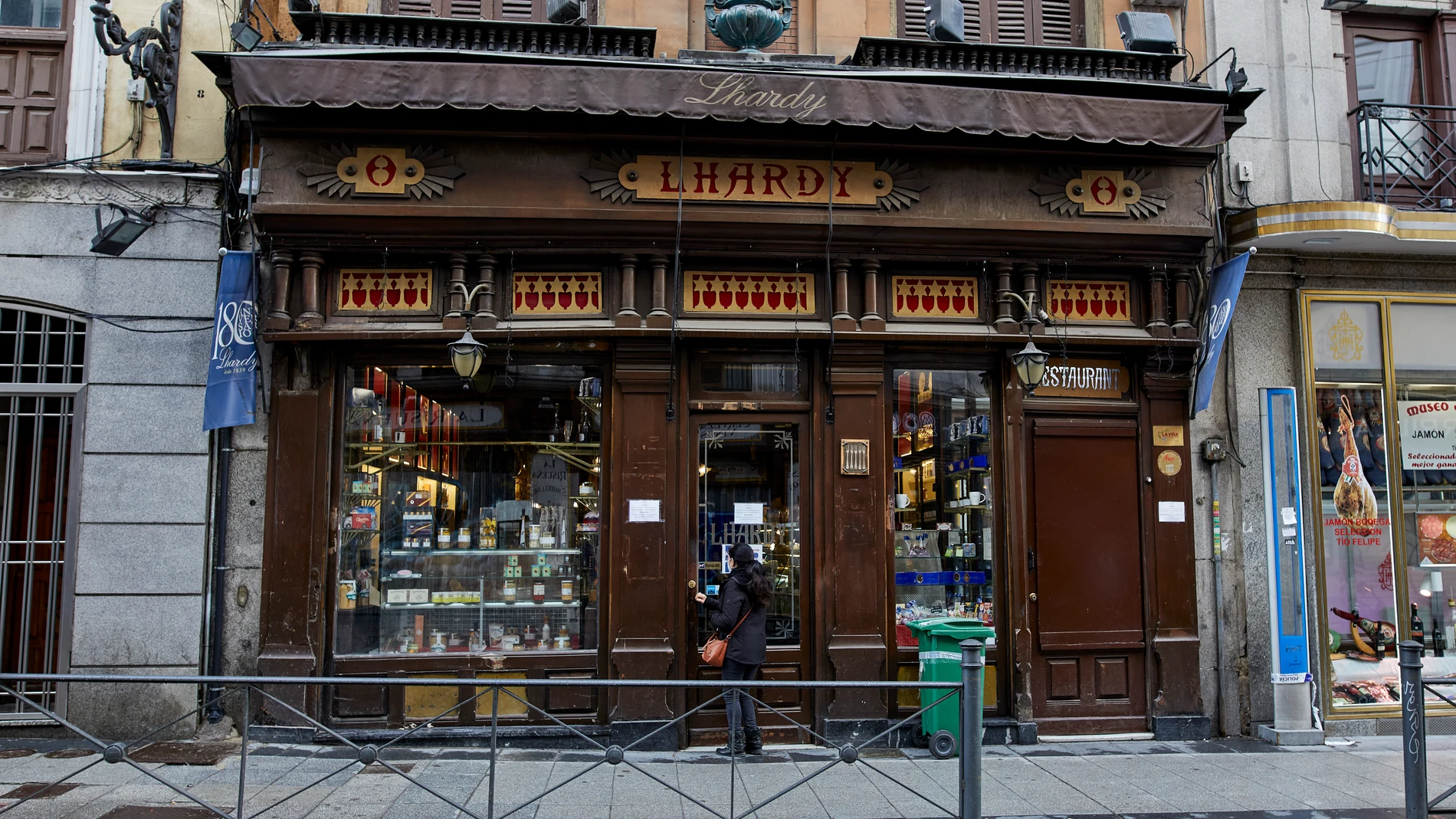El restaurante Lhardy, en Madrid