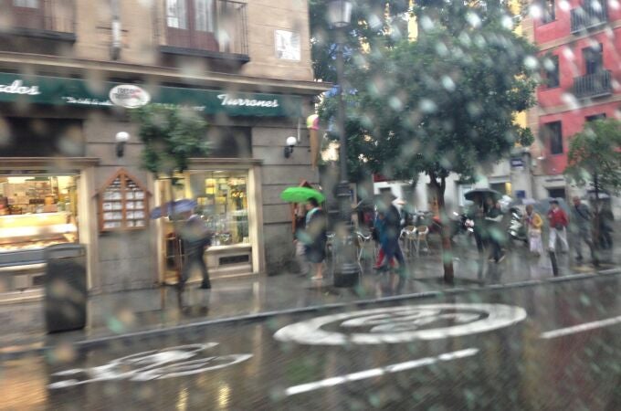 Lluvia en la Comunidad de Madrid