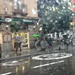 Lluvia en la Comunidad de Madrid