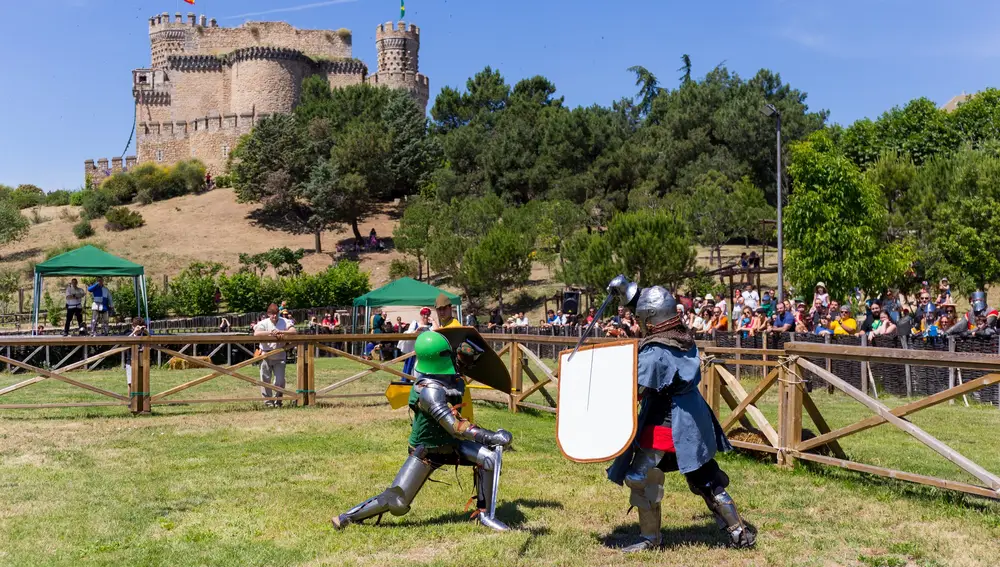 Combate medieval en Manzanares El Real