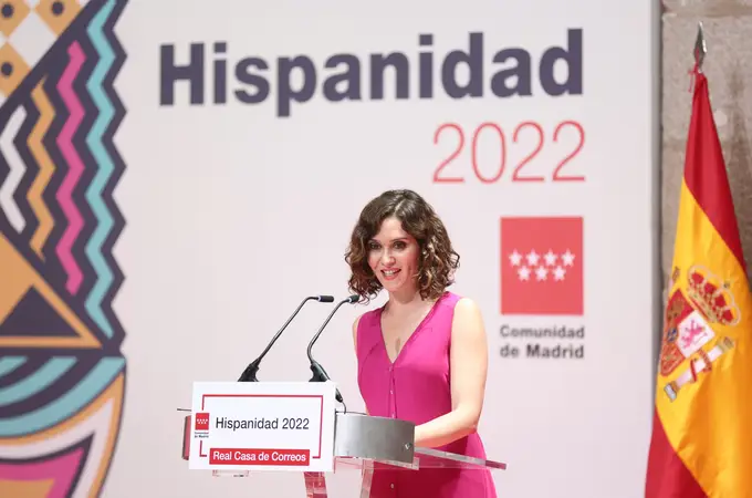 Ayuso reivindica en Hispanidad 2022 a Madrid como “plaza común” y rechaza el “revisionismo mentiroso” 
