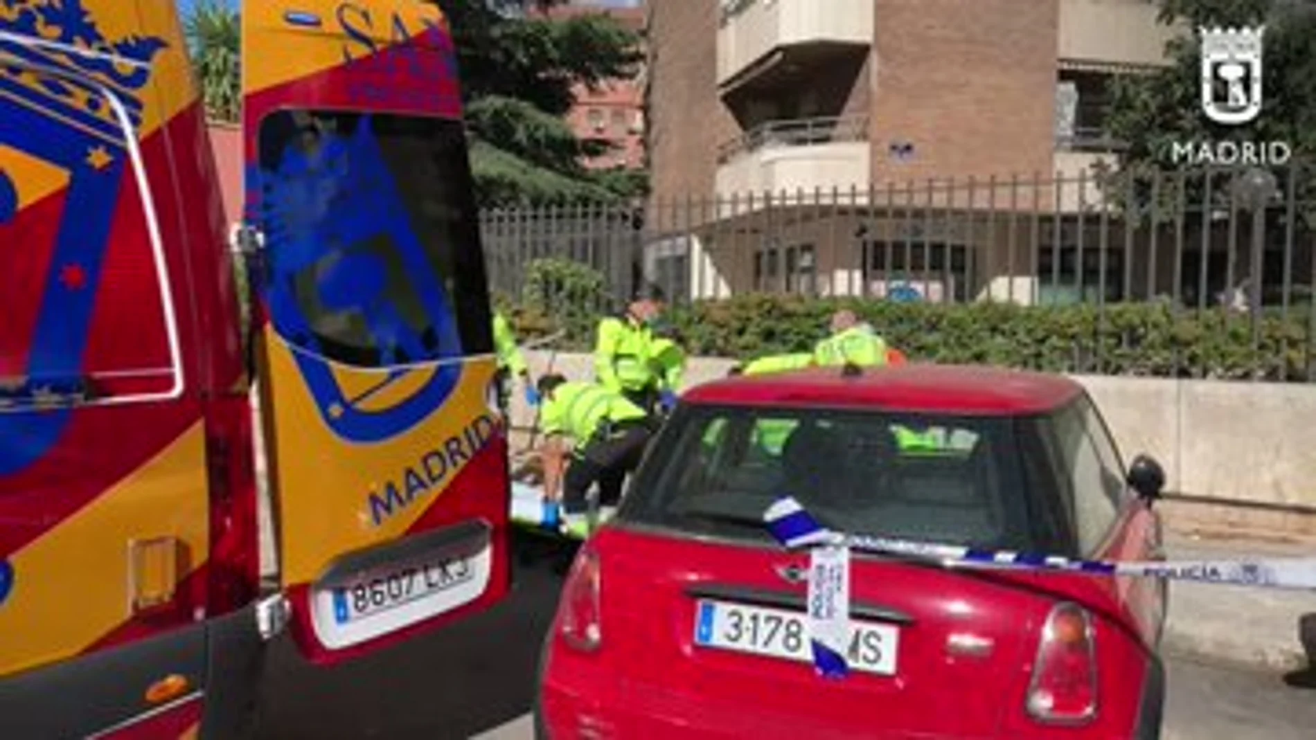 Atropello en el centro de Madrid