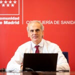 Consejero de Sanidad de la Comunidad de Madrid, Enrique Ruiz Escudero.