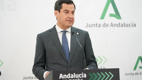 El presidente de la Junta de Andalucía, Juanma Moreno