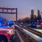 Dos heridos en sendos accidentes ocurridos en la M-30