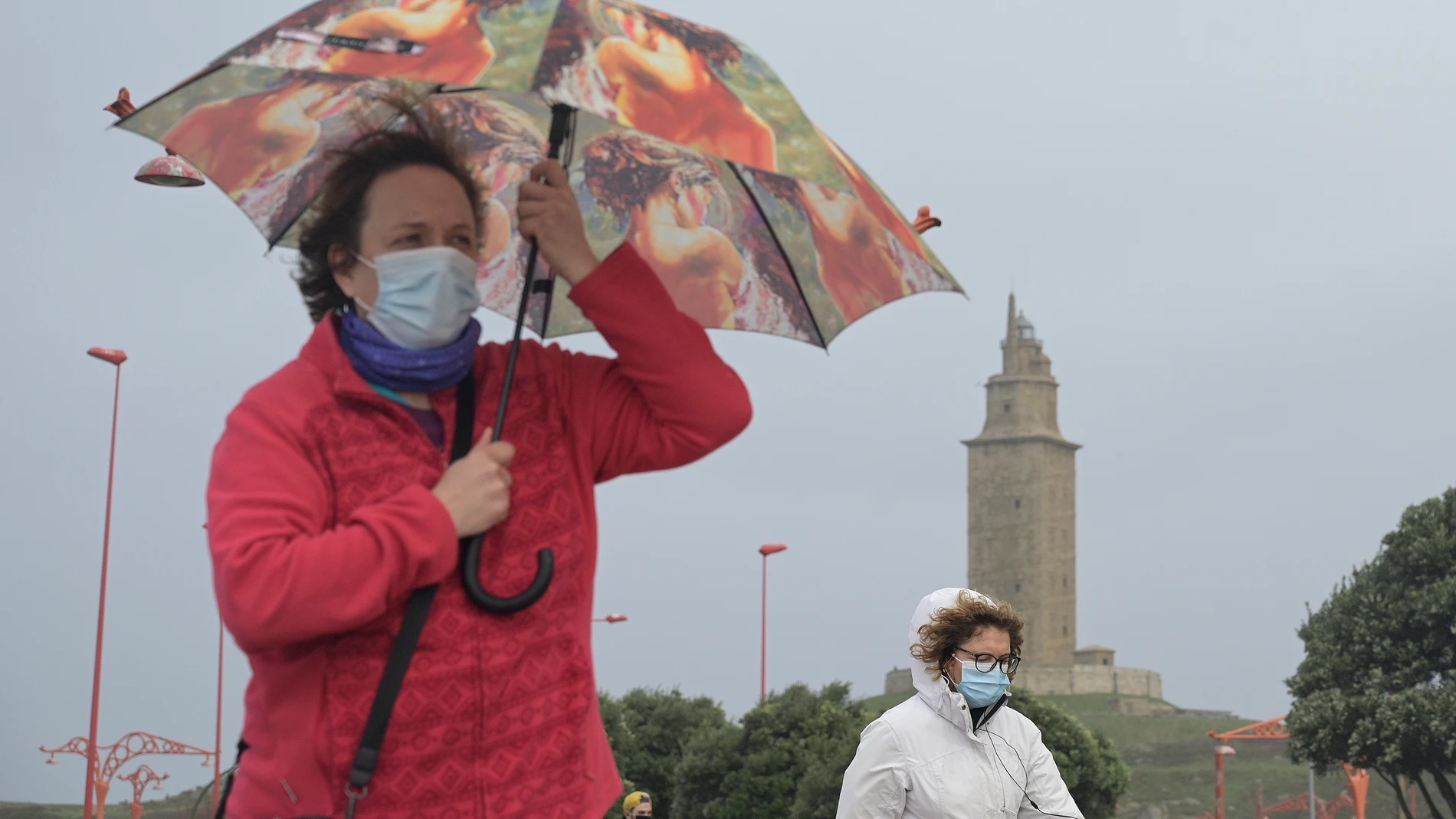 Hoy habrá viento y precipitaciones fuertes en Galicia