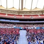 Acto en el Wanda Metropolitano