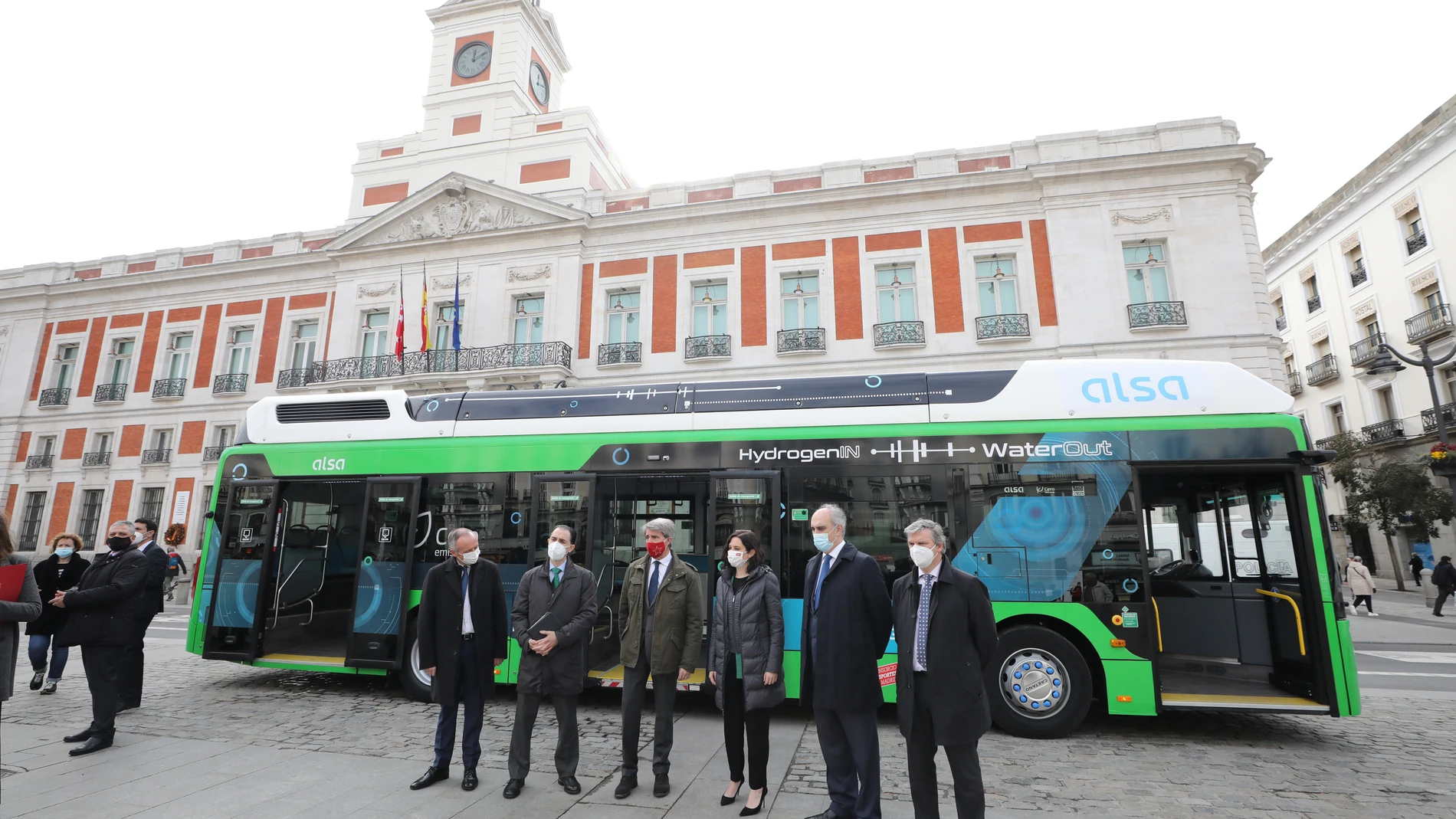 La Comunidad de Madrid presenta el primer autobús de hidrógeno que circulará en España