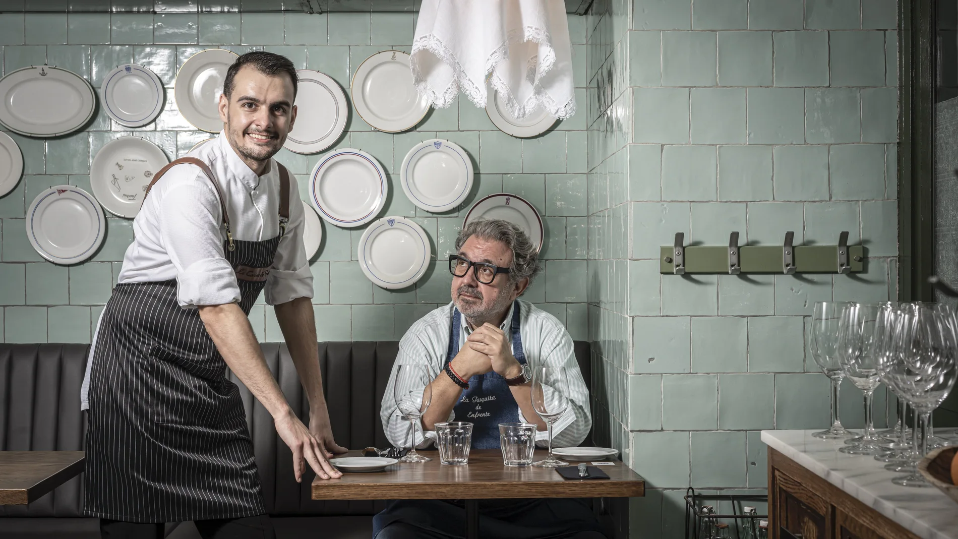 Juanjo López Bedmar y Carlos García en La Cocina de Frente