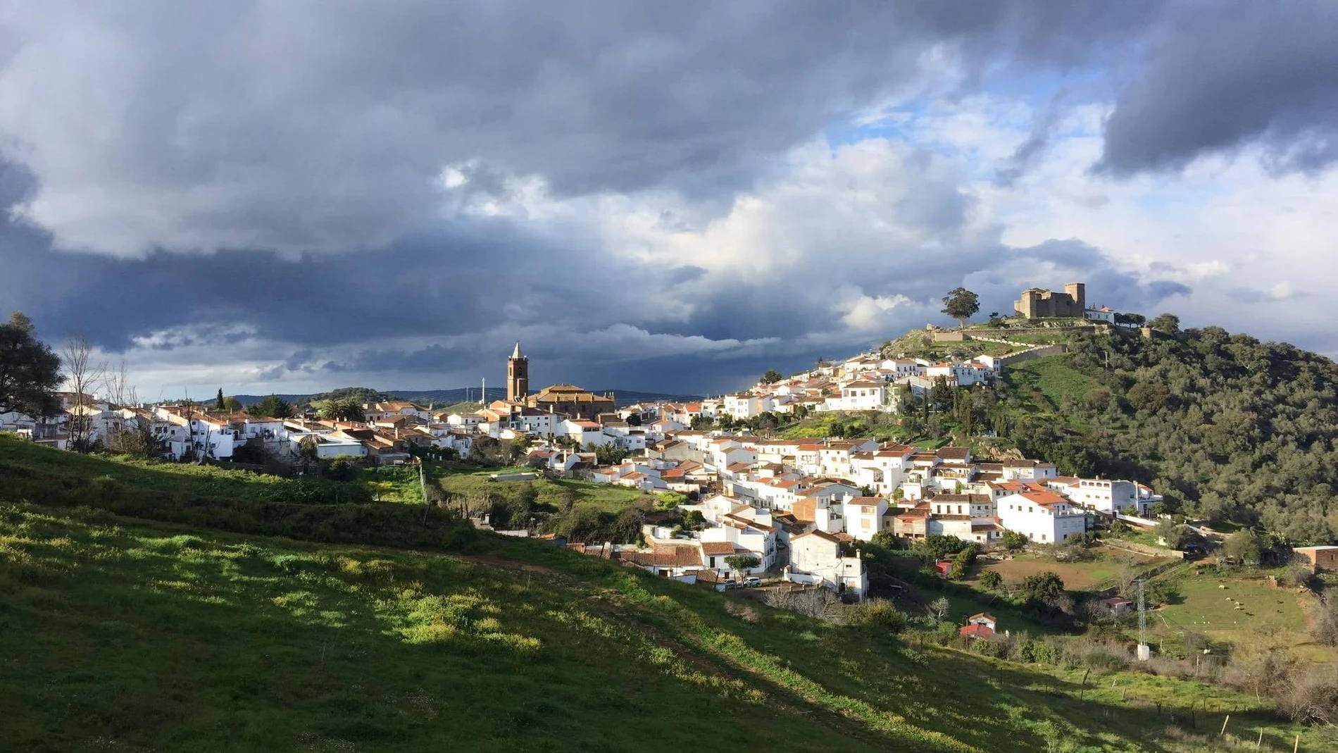 Vista del municipio onubense de Cortegana