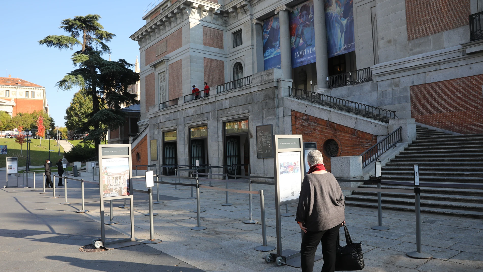 El Museo del Prado sin apenas visitantes por culpa del coronavirus