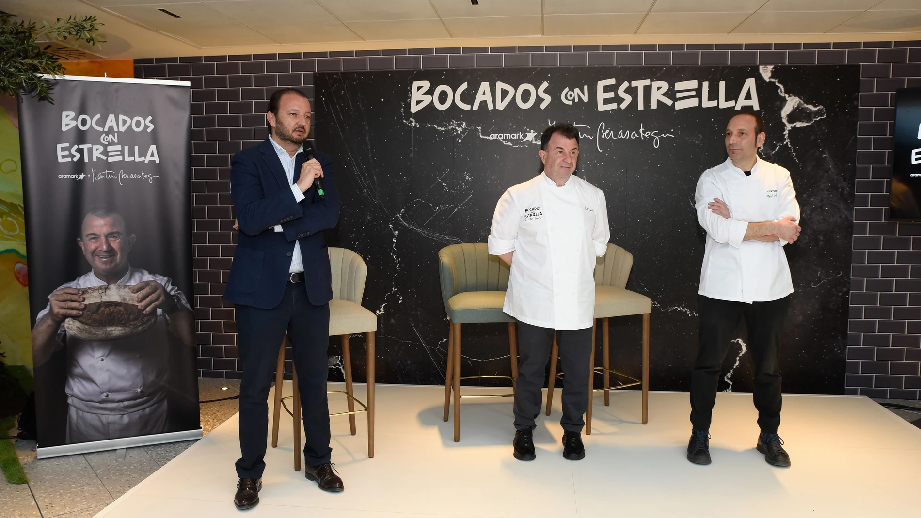 Aramark y Martín Berasategui se alían para llevar la alta gastronomía a los recintos deportivos