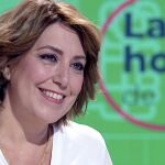La secretaria general del PSOE-A, Susana Díaz, estuvo ayer en TVE