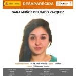 Cartel de la joven desaparecida en Valdemoro