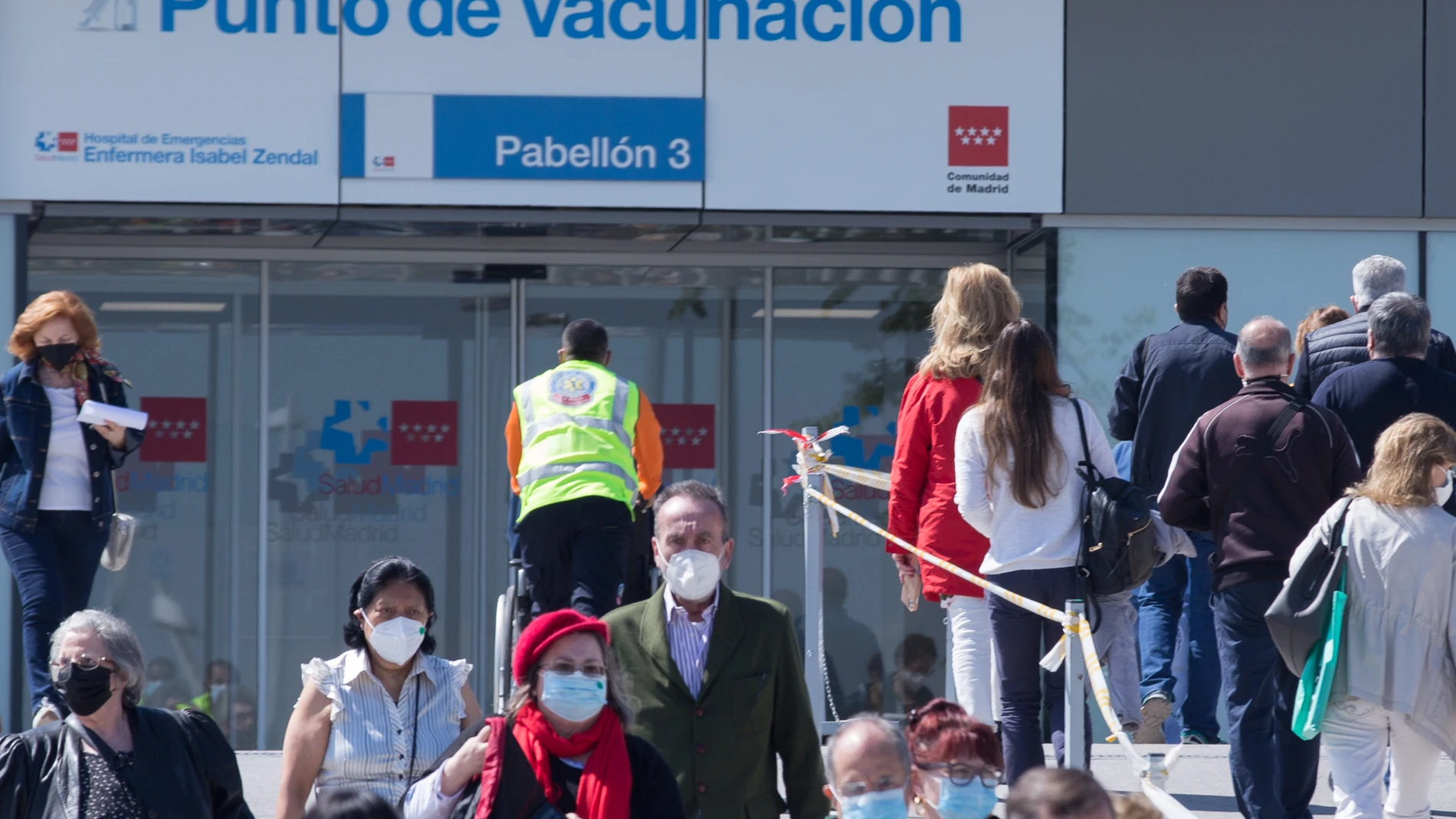 Imagen del hospital Isabel Zendal, uno de los puntos de vacunación en la Comunidad de Madrid