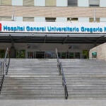 Fachada del Hospital General Universitario Gregorio Marañón, en Madrid