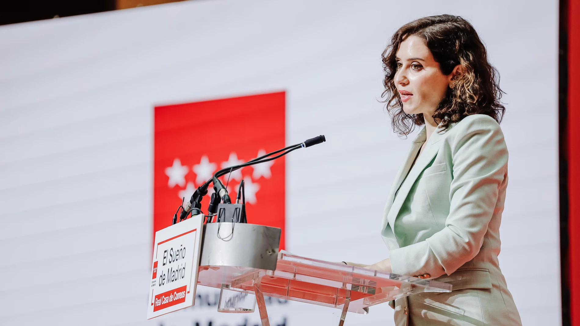 La presidenta de la Comunidad de Madrid, Isabel Díaz Ayuso