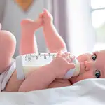 Un bebé en los primeros meses