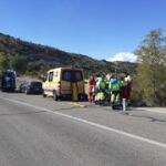 Dos motoristas graves en un accidente